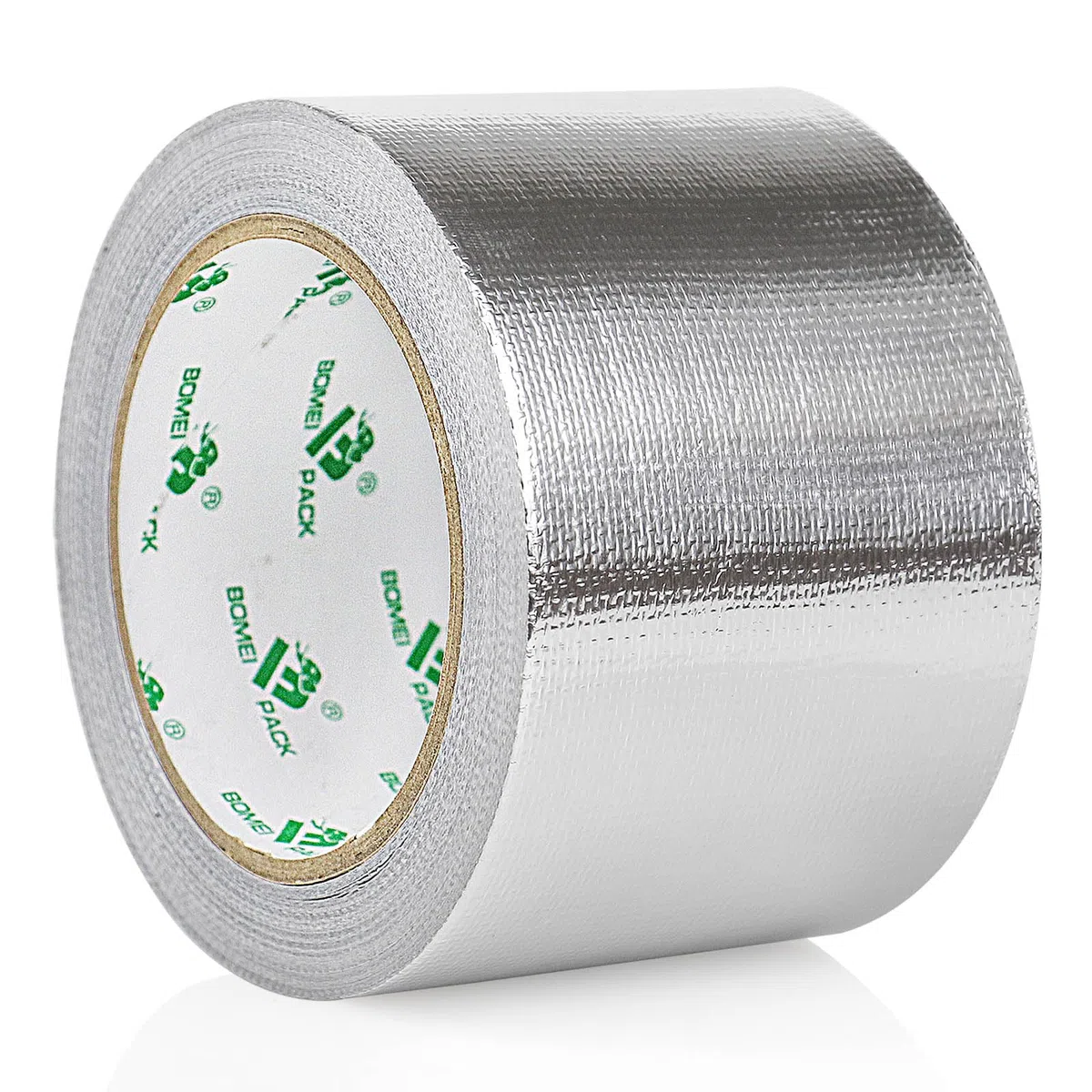 BOMEI PACK Ruban adhésif renforcé en aluminium, 75 mm x 20 m, idéal pour sceller, réparer et isoler les surfaces dans les projets