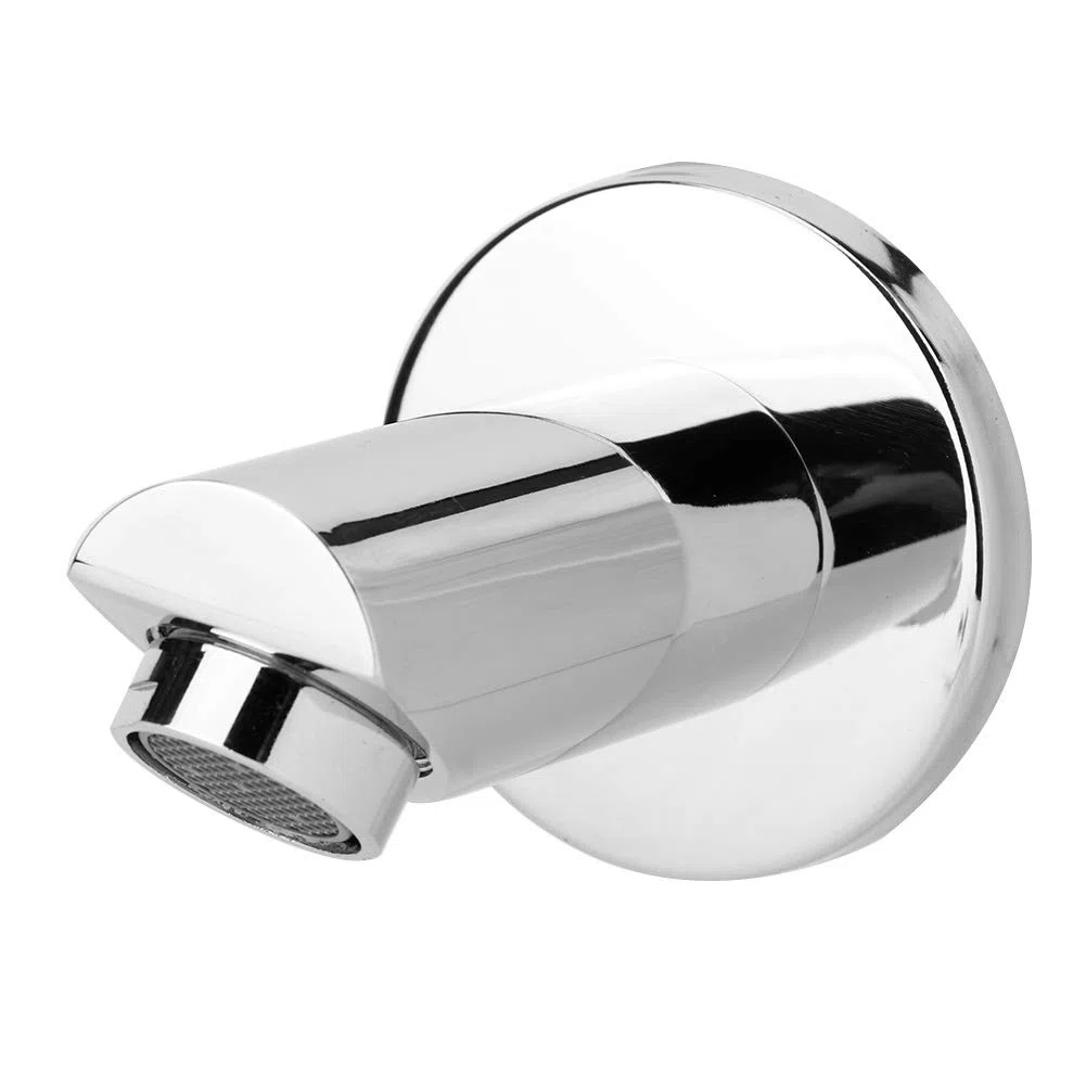 EBTOOLS Bouche de distribution de robinet, filetage G1/2 pouces, bouche pour baignoire, ronde d'encastrement robinet, en cuivre, installation cachée, pour maison et hôtel, 9 x 3 cm
