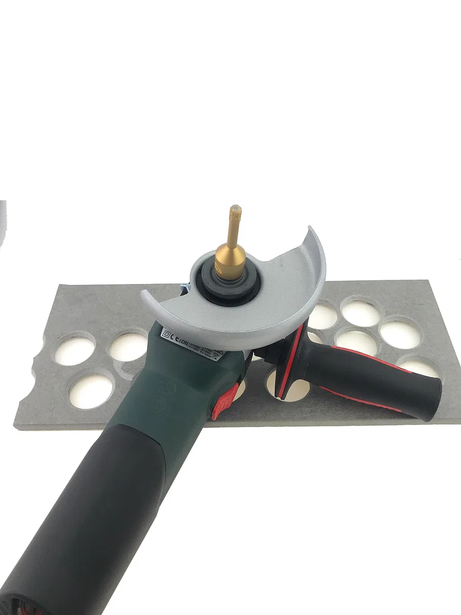 PRODIAMANT Foret à carrelage professionnel Carrelage 8 mm x M14 Foret diamanté Meuleuse d'angle pour le forage à sec dans le grès cérame, le carrelage mural et la pierre naturelle