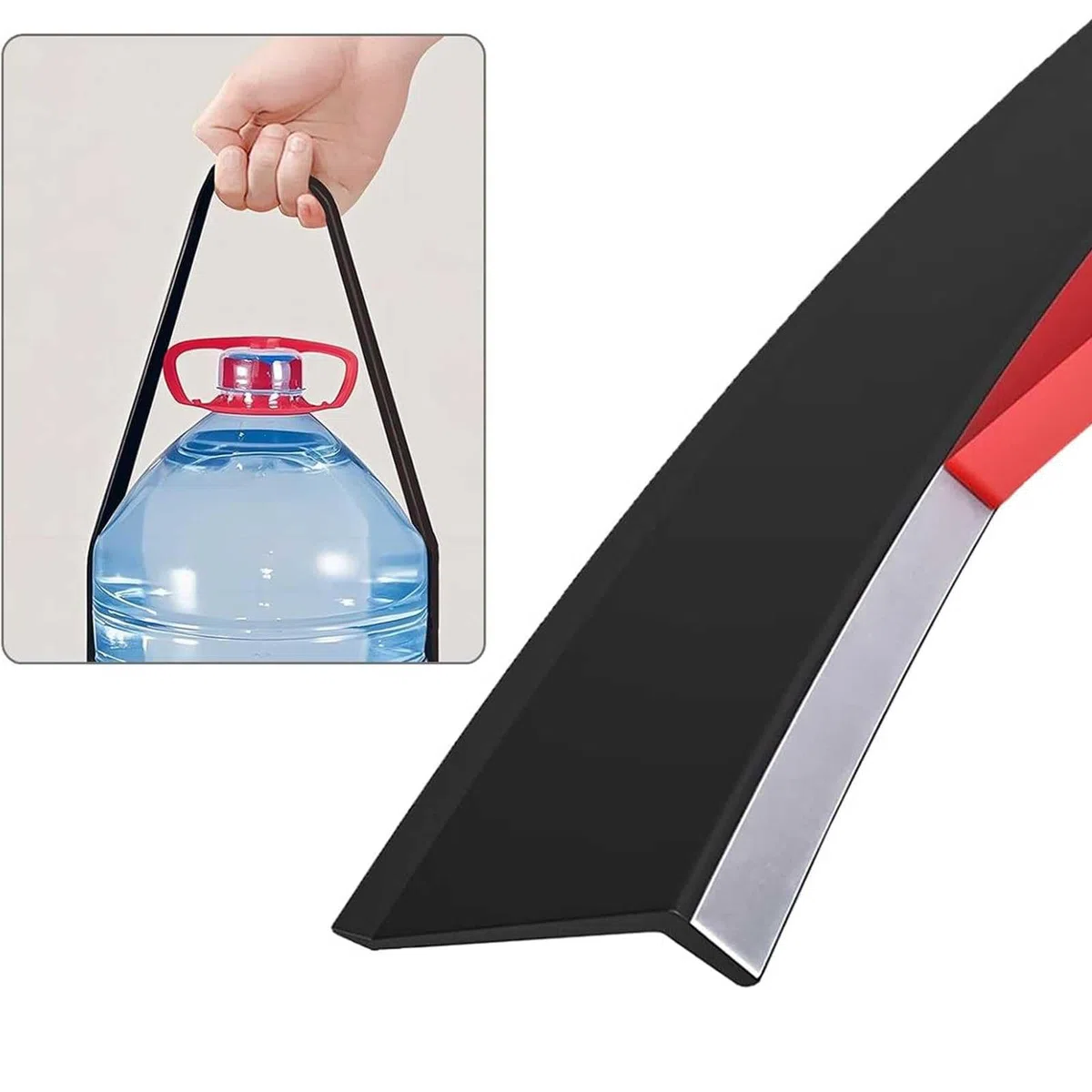 Bande de joint météo en caoutchouc pour gouttière de porte, déflecteur de pluie autocollant extérieur pour fenêtre, bande de protection contre l'eau résistante aux intempéries pour rebord de fenêtre
