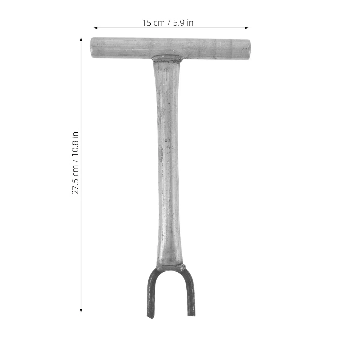 Clé À Vanne D'Eau À Manche Long De 10.83 Pouces Outil De Plomberie Avec Collier En Fonte Ergonomique Pour Fermeture Facile De Vannes Enterrées Et Usage Domestique