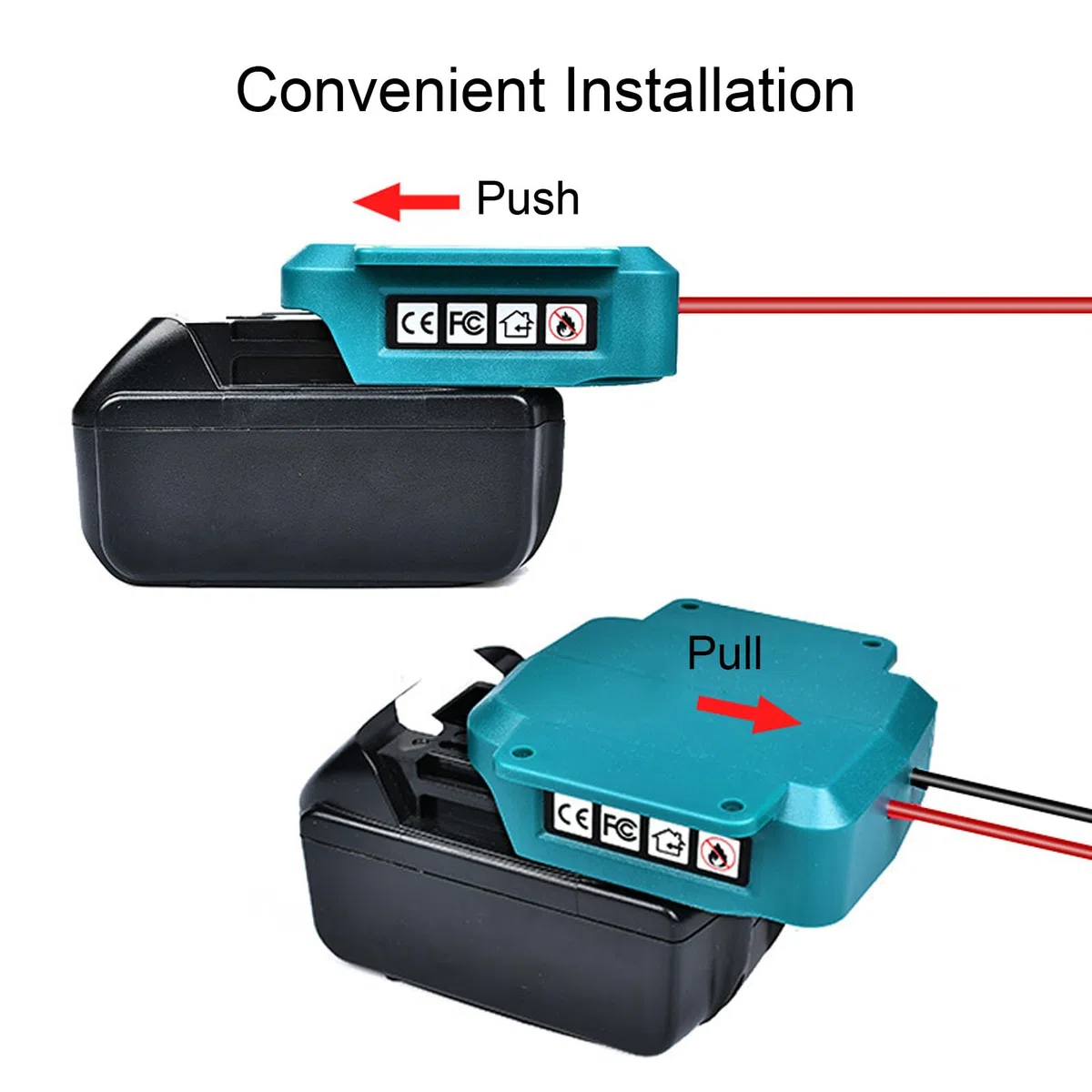 Adaptateur de Batterie Kit de Conversion de Batterie pour Jouet D'équitation pour Enfants, Connecteur de Faisceau de Câblage électronique, Convertisseur de Batterie avec Support
