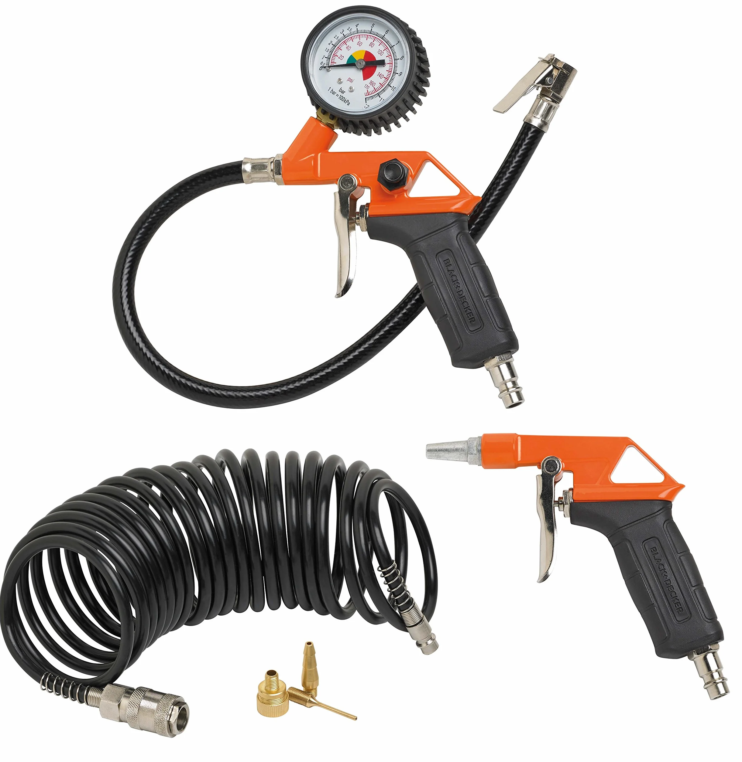 Black&Decker 9045854BND Accessoires pour compresseur, Noir