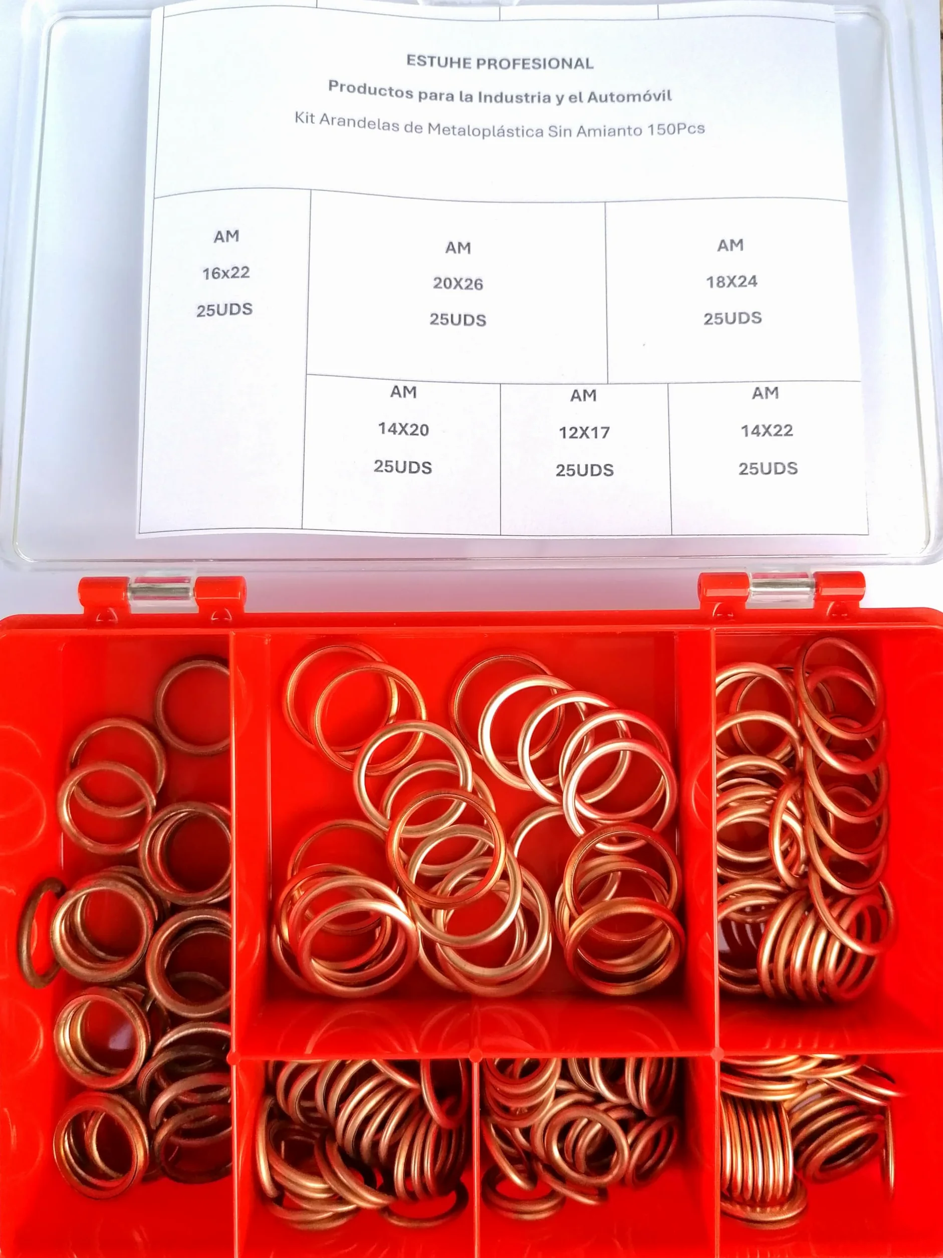 150 Rondelles Carter Huile Sans Amiante – Assortiment Joints Vidange Moteur Voiture – Rondelles Étanchéité Bouchon Carter Auto Moto – Kit Réparation Vidange Automobile Eco