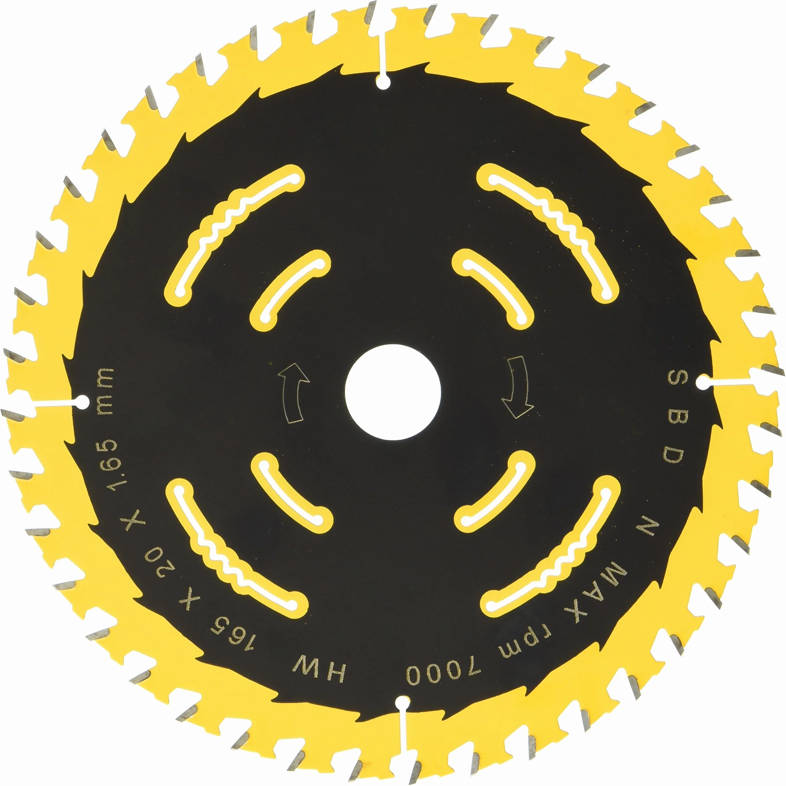 DeWalt Lame de Scie Circulaire Portative - DT10301-QZ - Lame Extreme Cutting pour Scies Circulaires - Lame Ø165mm - Taille de l'Alésage 20mm - Épaisseur 1,65mm - 40 Dents Argent