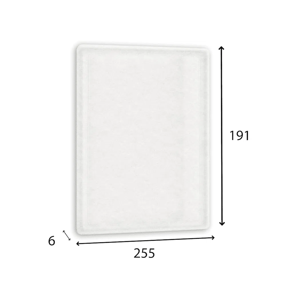 TOP FILTRE - Lot de 4 Filtres G4 Compatibles VMC Double Flux SAUTER Gorner, Medven et ATLANTIC Primocosy/Primocosy HR – Dimensions 255 x 191 x 6 mm