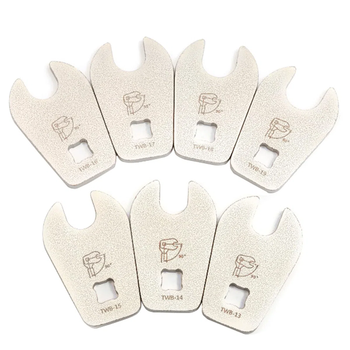 Crowfoot Clé à fourche 3/8" Pied d'oie 13 mm-19 mm Clé à Systermes de Frein Clé