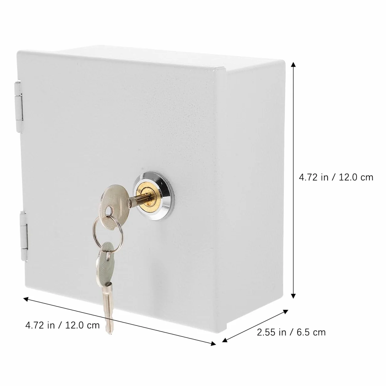 VALICLUD Boîte Électrique Murale Étanche Acier Inoxydable avec Serrure Boîtier de Protection Vandalisme pour Prises Électriques Extérieures et Intérieures Résistante Aux Éclaboussures et