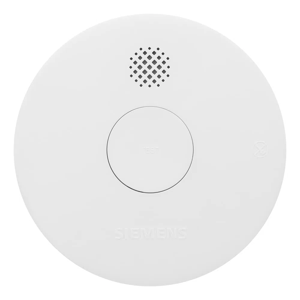 SIEMENS - Détecteur de fumée NF Autonomie 5 ans et Garantie 3 ans Delta Reflex 5TC1292-6