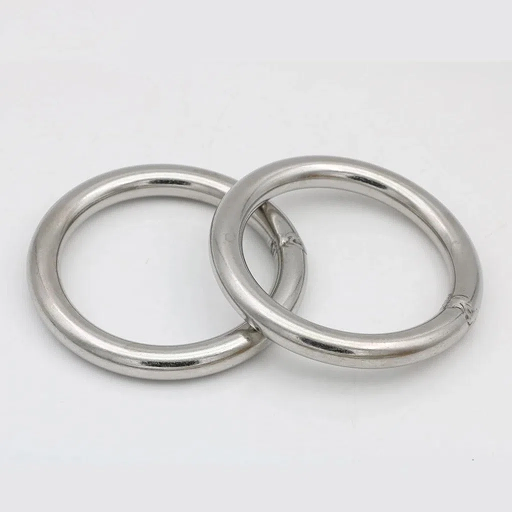 anneau en acier, anneaux en acier inoxydable, Grand joint torique en acier inoxydable 304, 1 pièce, 70/90/100/120/180/200mm, diamètre extérieur 8/10/12mm d'épaisseur, anneaux ronds soudés(12X120(1pcs)