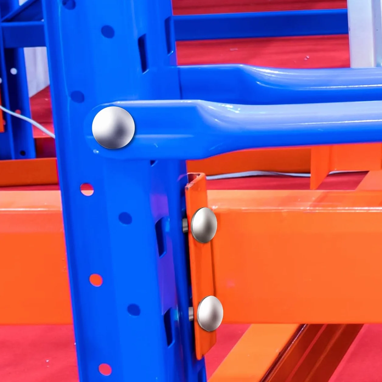 100pièces Goupilles De Sécurité Galvanisées Pour Rayonnage Pallet Rack Boulons De Sécurisation Accessoires Diy Étagères
