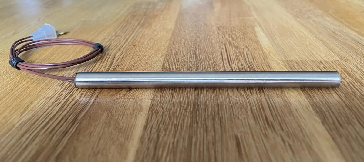 Bougie d'allumage pour poêle à granules - 300 W, 155 mm, diamètre 9,9 mm avec connecteur rapide - GARANTIE 2 ans - Made in Italy