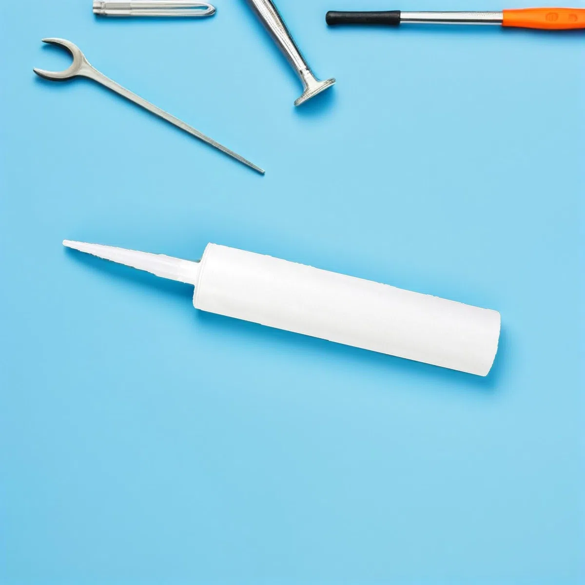 Healeved Tubes de Calfeutrage - Cartouche Douilles, Lot de 9 Tubes de Calfeutrage, Calfeutrage, Buse de Cartouche, Douilles embouts de Remplacement, pour Mastic Adhésif et à Calfeutrer