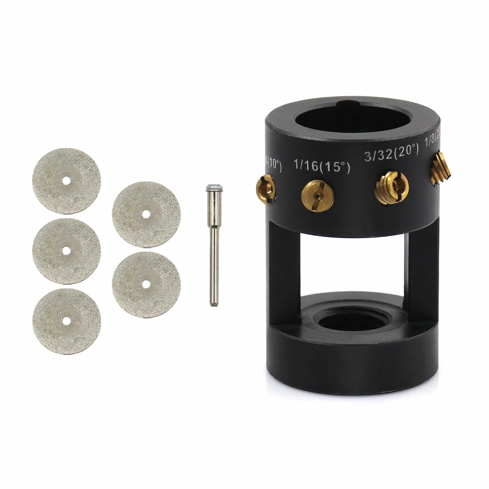 Shkalacar Aluminium Tungsten Electrode Sharpener Grinder TIG Welding Tool,Outil de soudage TIG à tête Multi-Angle, affûteur d'électrode de broyeur en tungstène