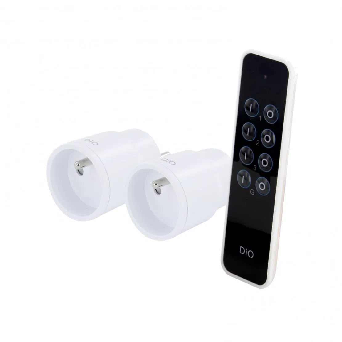 DiO Connected Home 2 Prises on/Off + télécommande
