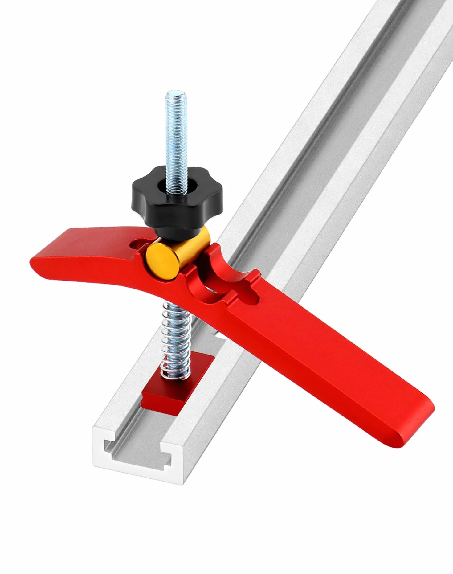 QWORK® 2PCS Serre Joint Rapide pour Système de Rails T (M8)