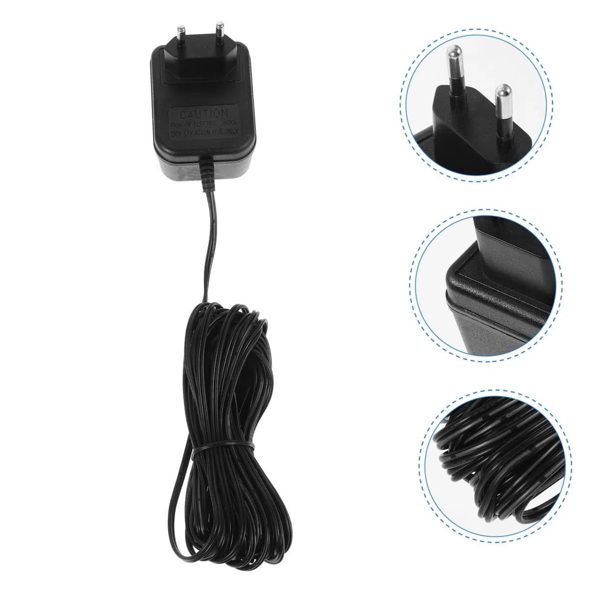 SHINEOFI Transformateur De Sonnette 24V 500Ma Adaptateur Secteur Pour Sonnette Vidéo Blink Avec Cordon Long Conforme Normes Européennes Pour Usage Domestique