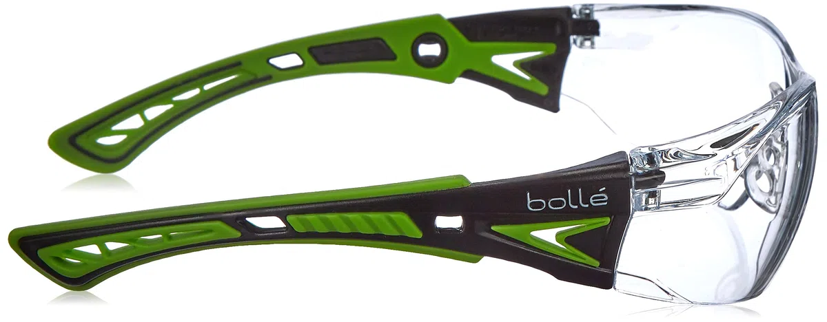 Bollé RUSHPPSIG Rush+ Lunettes de protection Vert/Noir