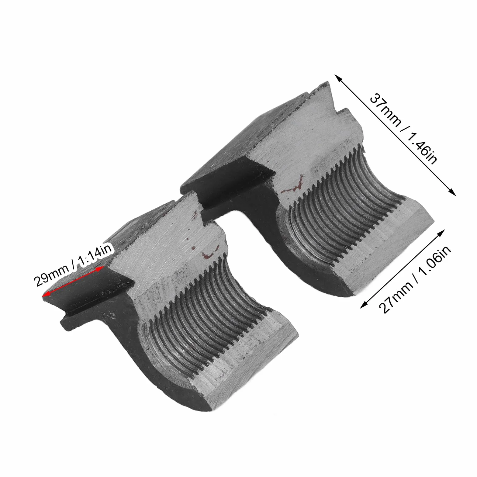 Écrou de Type divisé, Écrou Haute et Demi-écrou Basse - 2pcs 1,5 Mm Pitch Half Nut pour Vis Tête Métrique - Compatible 0618 CJ18 CJ0618A 7X12 7X14 0618-3B MINI LATHE, 45