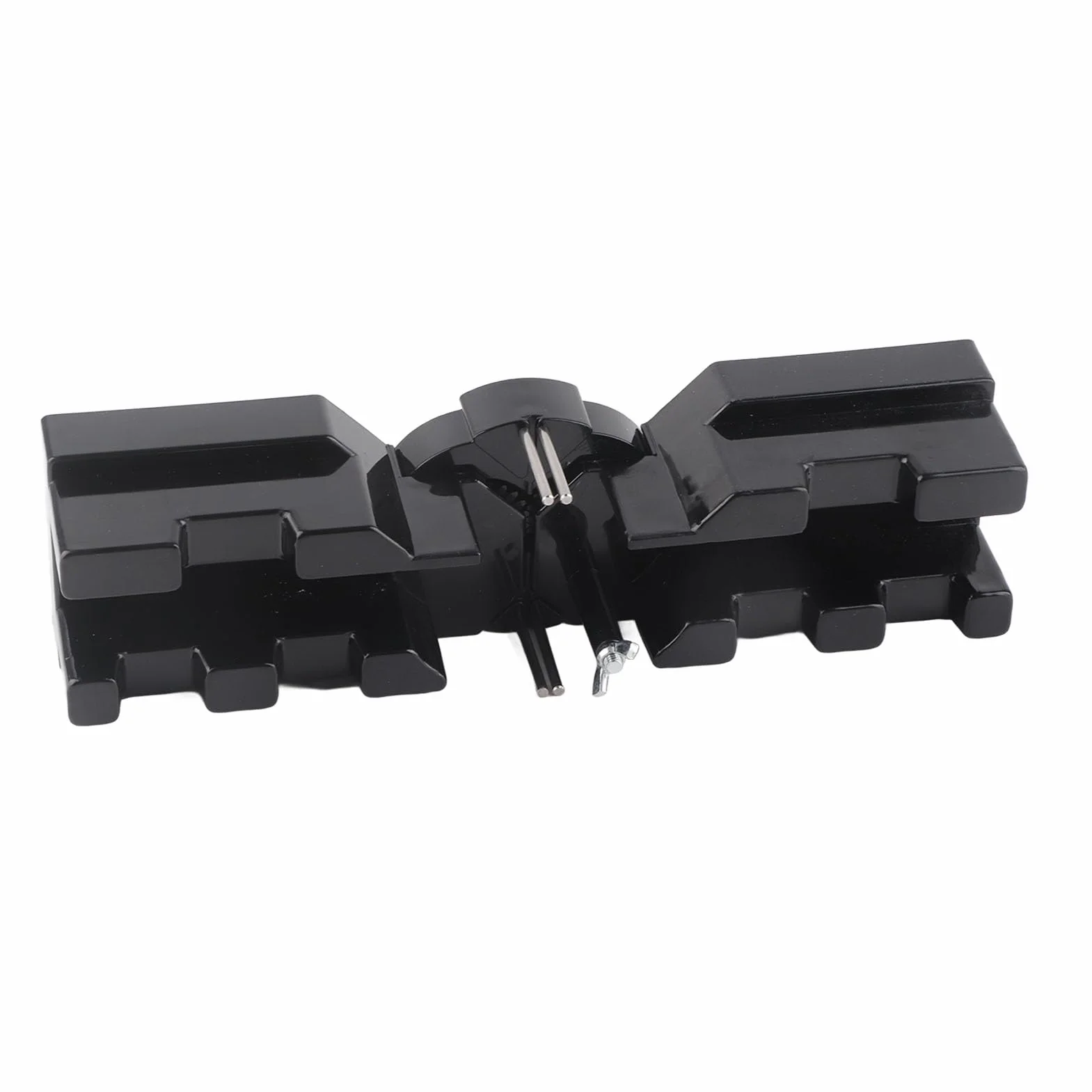 Outil de Coupe D'angles D'onglet de Précision, Modèle de Mesure Noir ABS 2 en 1, Boîtes à Onglets, Outil de Coupe de Mesure D'onglet pour le Travail du Bois de L'industrie