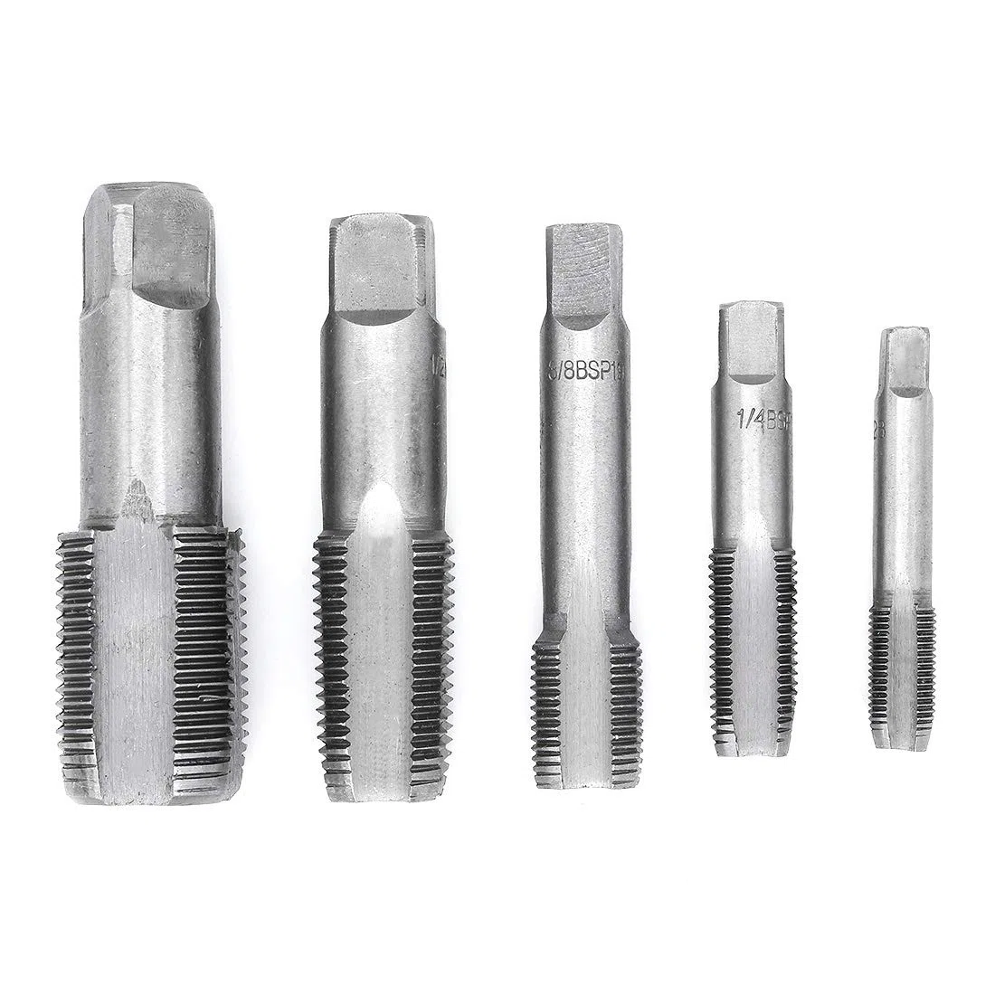 5Pcs Filetage de Tuyau BSP 55 Degrés Plug Tap G1/8 G1/4 G3/8 G1/2 G3/4