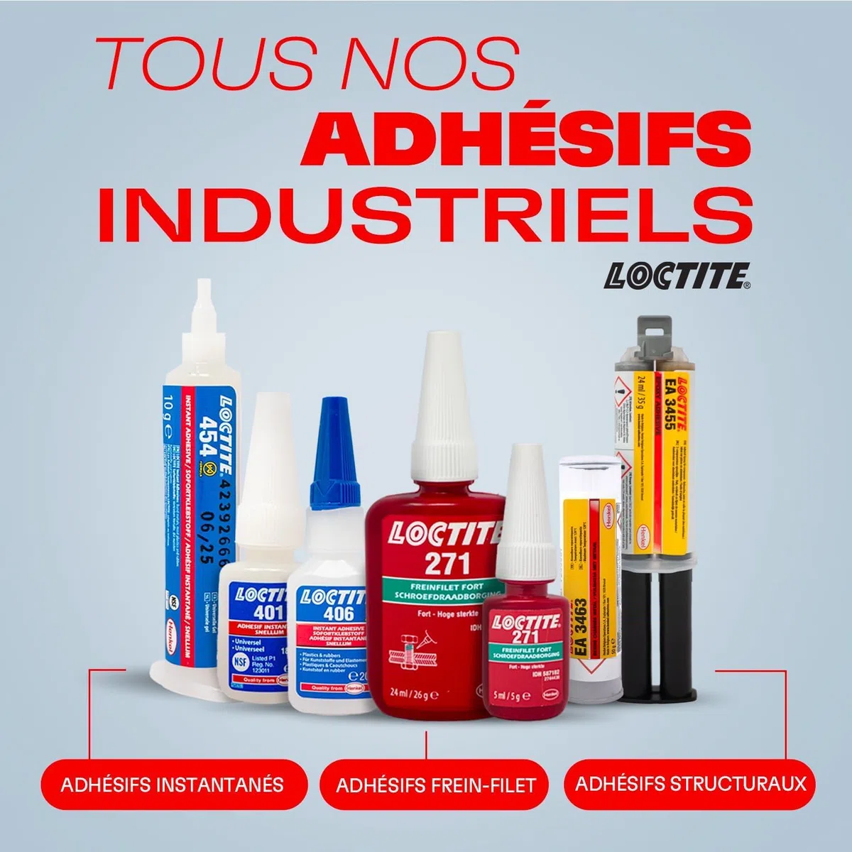 Loctite 271 Frein Filet Fort 24ml