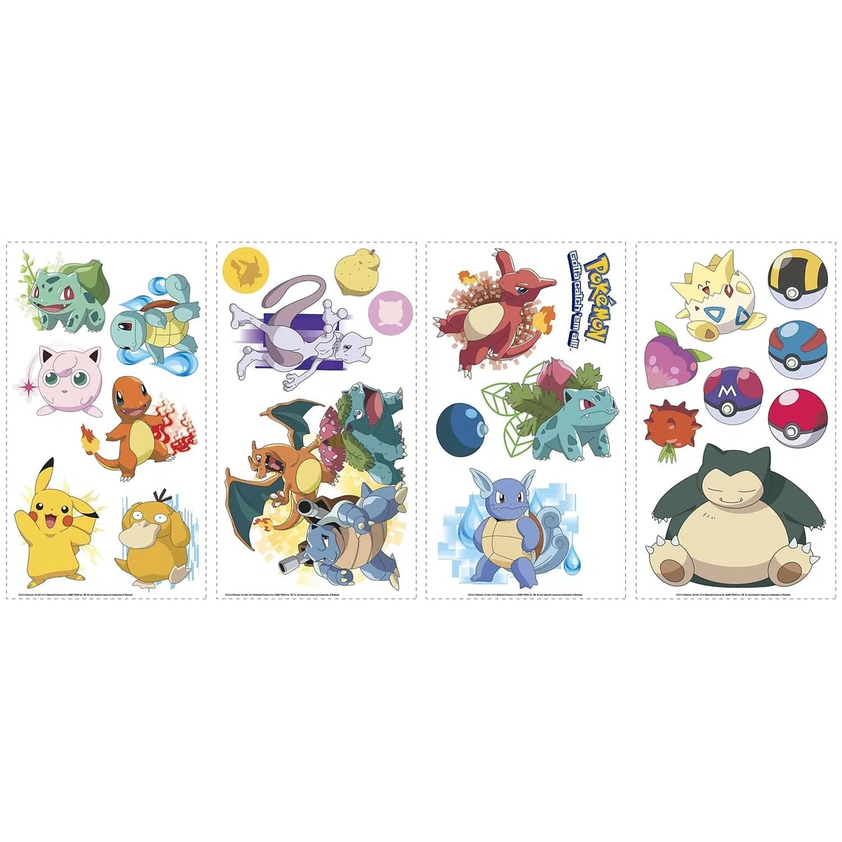 Stickers muraux Pokémon Iconic