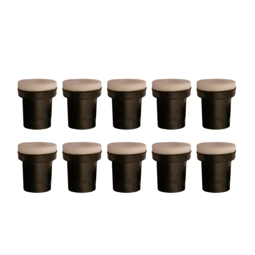 DAZZLEEX Lot de 10 buses de sablage de 2,5 mm pour réservoirs de sablage de 5 gallons