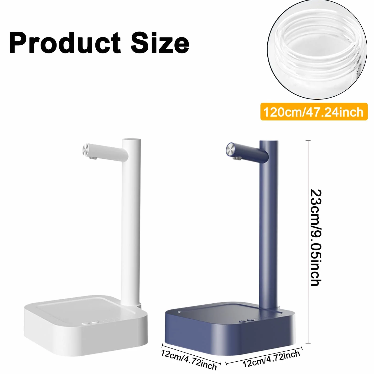 Distributeur D'eau de Bureau USB, Distributeur D'eau Intelligent, Water Dispenser, Pompe à Bouteille d'eau Portable Charge USB, Distributeur d'eau Universel, pour Cuisine, Bureau, Camping