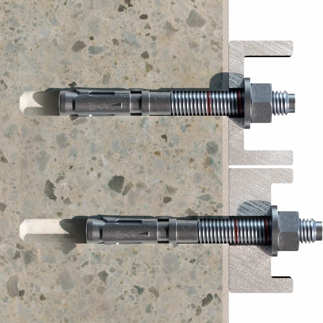 Index Fixing Systems Anclaje macho para cargas altas en hormigón no fisurado Homologado ETE Opción 7. Eje cincado. Clip cincado. - MEDIDA: M8 x 60 Ø8 - Unid: 100