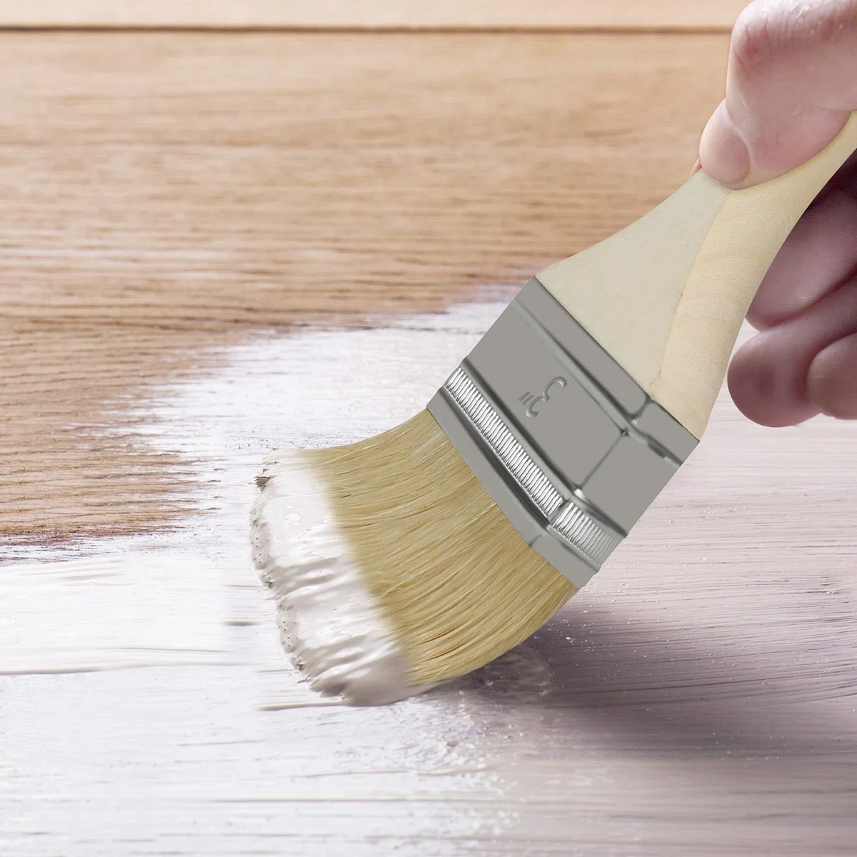 Kurtzy Pinceaux Peinture Mur (Lot de 12) Largeur Brosse 76,2 mm Taille Totale 21 cm - Pinceau Plat Peinture Pro Parfait pour la Peinture sur Ecailles, Silicone, Gesso, Teintures, Vernis, Colles