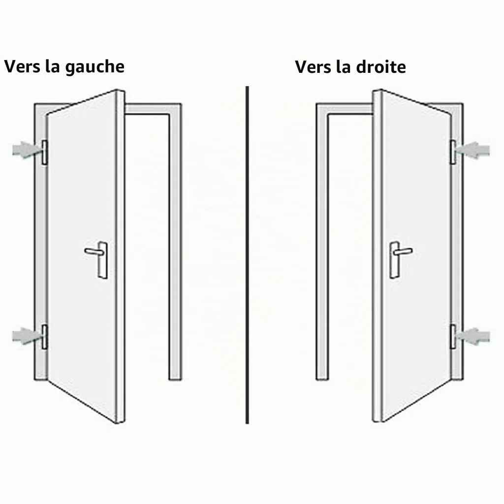Porte d entrée anthracite 108x208 cm PVC