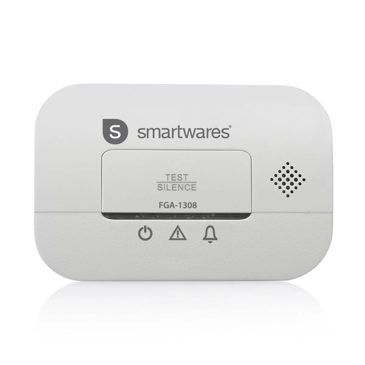 Smartwares Détecteur de monoxyde de Carbone - Certifié NF - Capteur 10 Ans - Piles 3 Ans - avec voyants Lumineux et Bouton de Test - FGA-13081FR