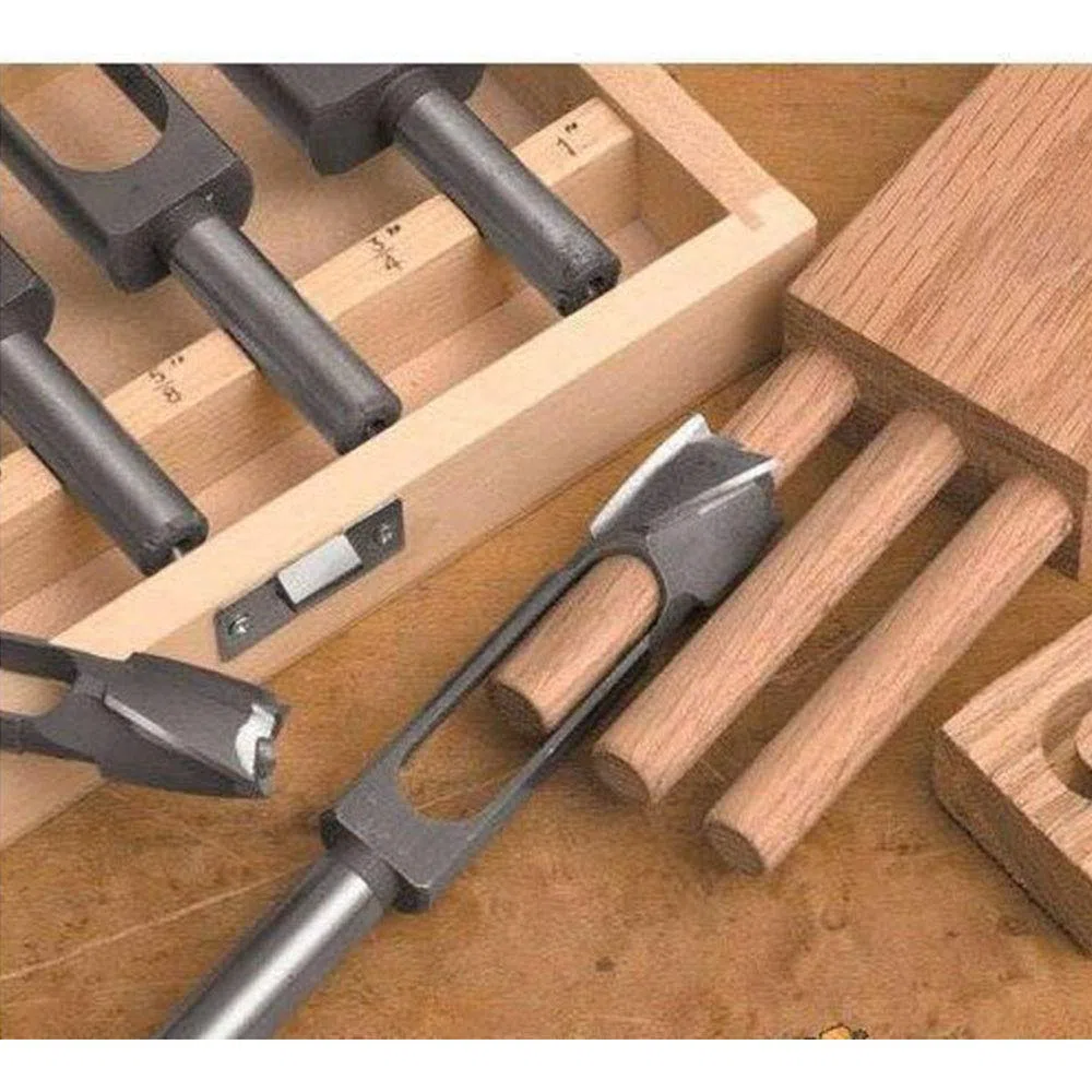 Coupe-bois en acier carbone pour le travail du bois - Tige de 13 mm - Diamètre : 8 mm, 10 mm, 12 mm, 14 mm, 15 mm, 16 mm, 18 mm, 19 mm, 20 mm, 25 mm, 30 mm, 35 mm, 40 mm