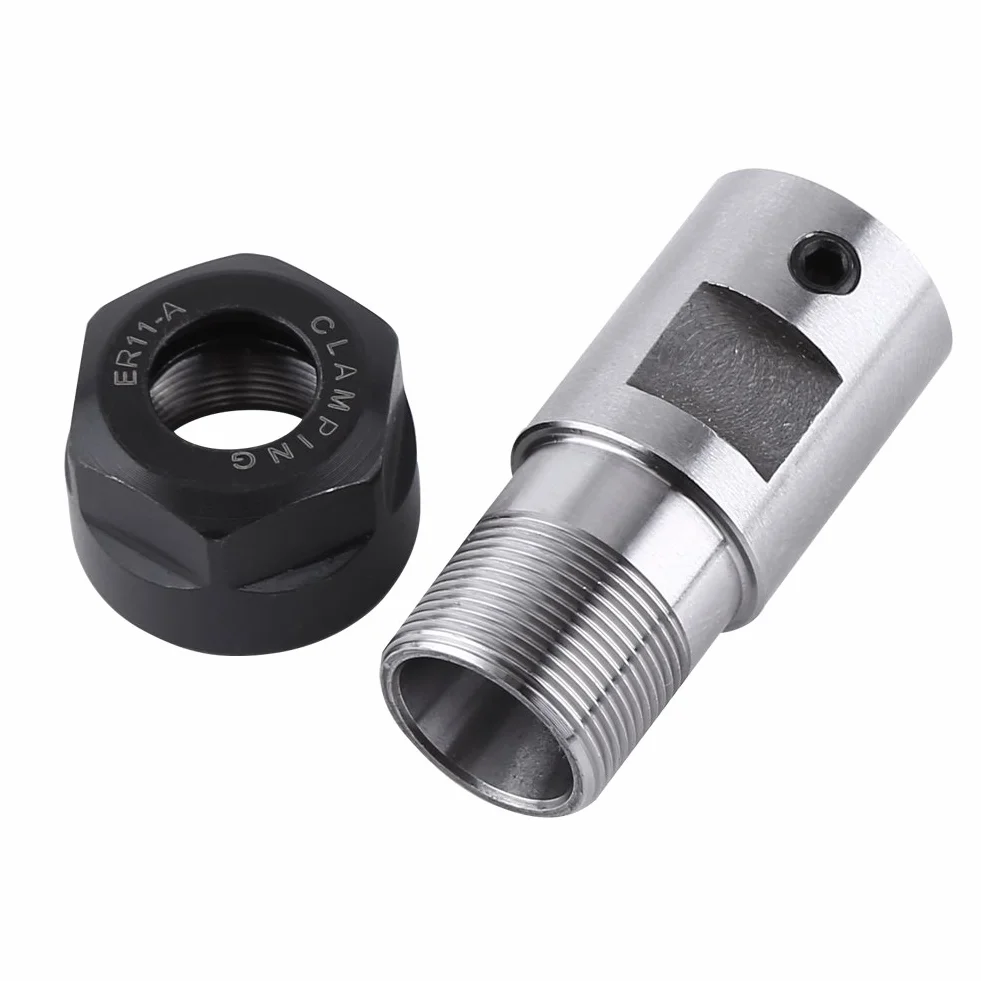 ER11 Tige D'extension de Broche de Mandrin de Mandrin D'arbre de Moteur de 5MM Intérieure pour le Fraisage de Commande Numérique par Ordinateur