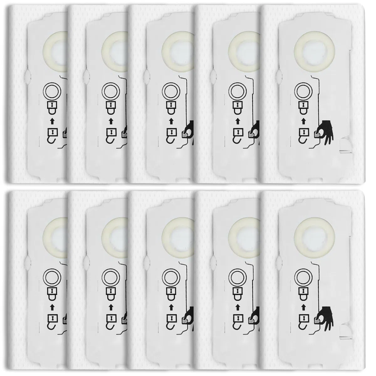 Lot de 10 Sacs à Poussière pour aspirateur Festool CT MINI/MIDI 2019+,Sac Filtre SELFCLEAN SC-FIS-CT MINI/MIDI-2/5/CT15 pour Festool,204308