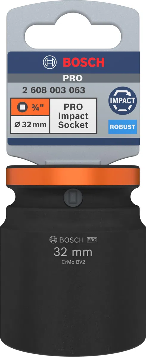 Bosch 1x Douille PRO Impact (20,5 x 44 mm, Professional Accessoire Perceuses et visseuses)