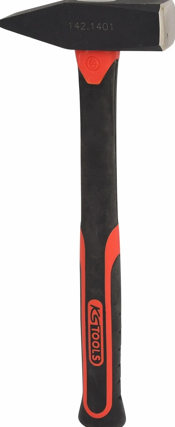 KS Tools 142.1401 Marteau de mécanicien Manche fibre 1 kg