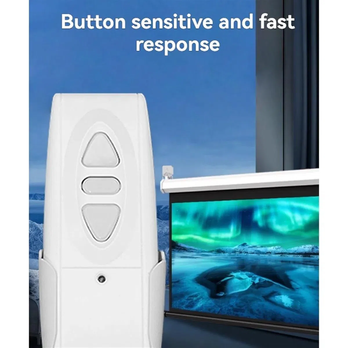 EU Type AC 220V 433MHZ Moteur électrique Projection Écran Contrôleur Rideau électrique Moteur Télécommande sans fil Interrupteur Contrôleur Rideau électrique