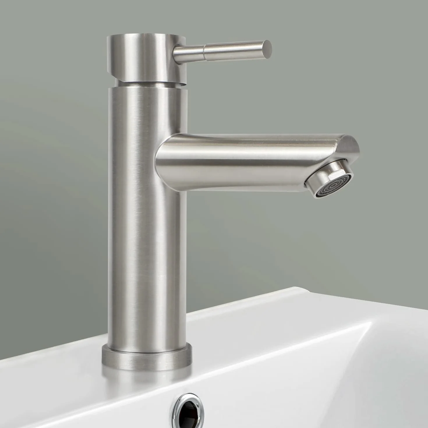Robinet Salle de Bain Robinet Lavabo - Cascade Moderne Design Elégant Robinetterie Chromé Mitigeur en Inoxydable Eau Chaude et Froide Disponible