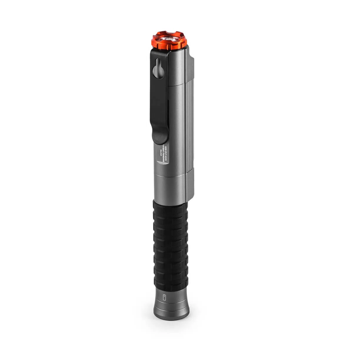 NEBO Big Larry 3 - Torche de 600 lumens avec lampe de travail COB - Base magnétique pour l'éclairage mains-libres - Gris acier