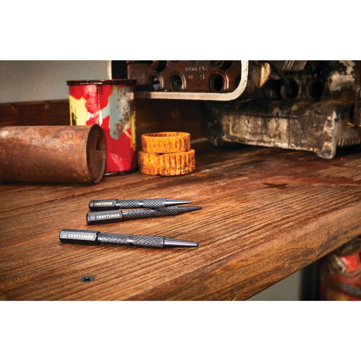 CRAFTSMAN Lot de 3 clous en acier (CMHT58116)