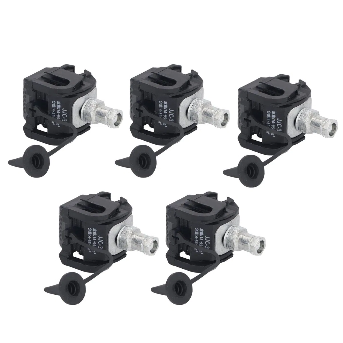 Connecteur de Perçage d'Isolation 5 Pièces 3 Conducteurs sans Dénudage pour Câble Haute Tension 1KV Professionnel