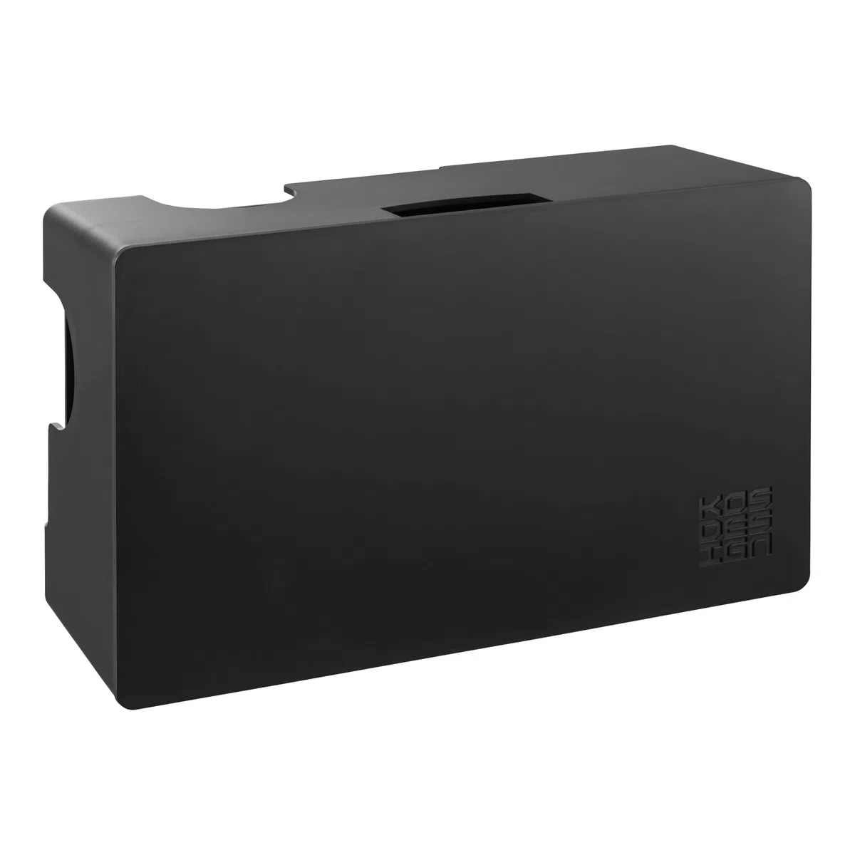 Boîte de Gestion des Câbles avec Kit de Montage Inclus – Organisateur de Câbles en ABS 32×20×11,5cm | Rangement Thermorésistant pour Multiprises | Montage Mural ou Utilisation au Sol (Noir)