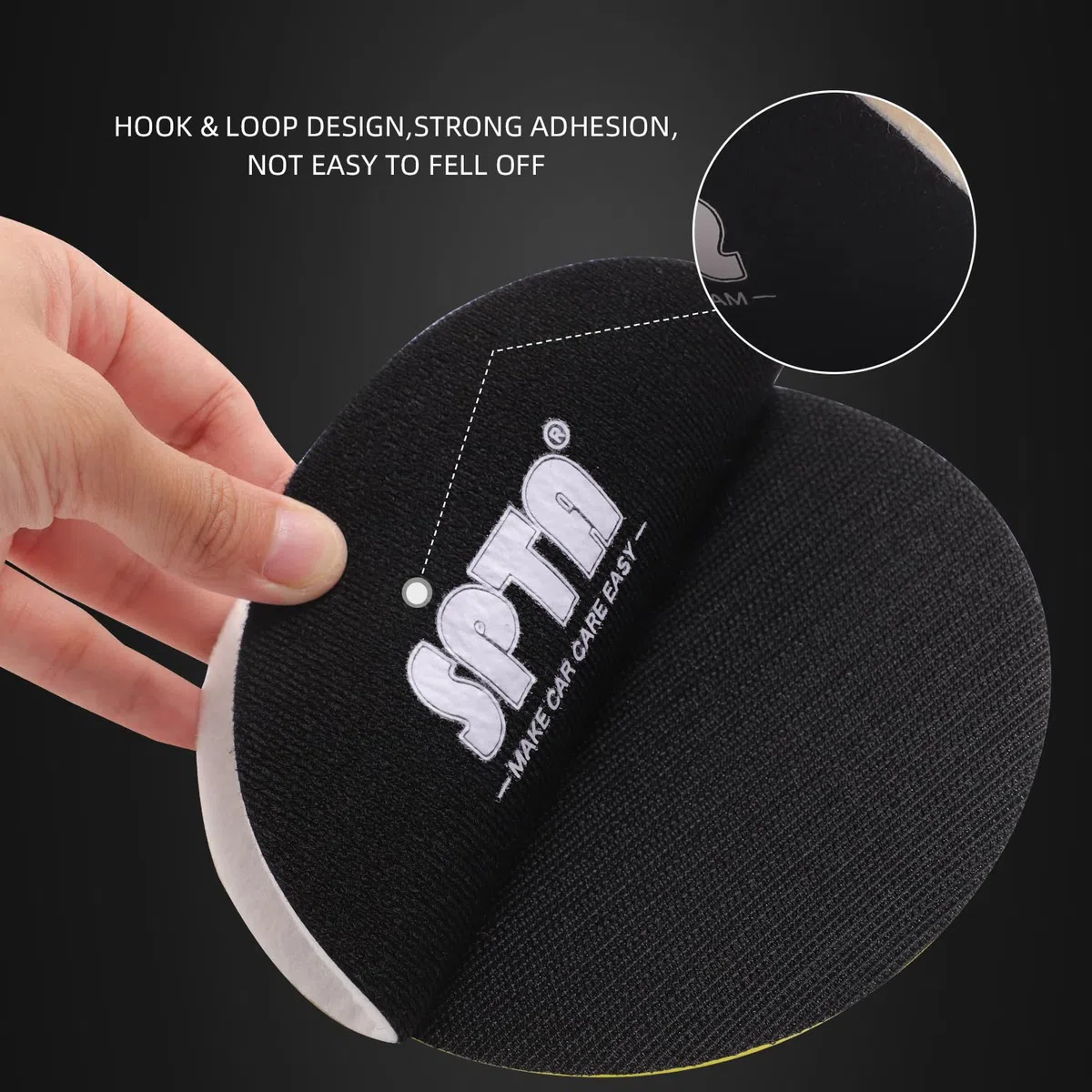 Disque De Polissage Pour Verre, SPTA 5 Pièces 125mm Feutre Microfibre Pour Polissage Des, Feutre Disque De Polissage Pour Marbre élimination Des Rayures Profondes, Kit De Polissage Du Verre