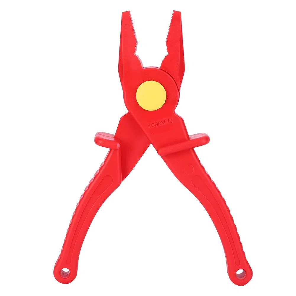 Ausla Pince Isolée Professionnelle Coupante, 1000V, 195 mm, en Plastique, pour Installation Électrique et Coupe de Circuits