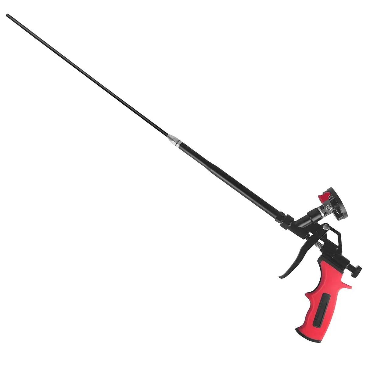 Pistolet à mousse extensible de 63,5 cm – Panier avec revêtement en téflon antiadhésif, pistolet isolant en mousse extensible pour calfeutrer, remplir, sceller
