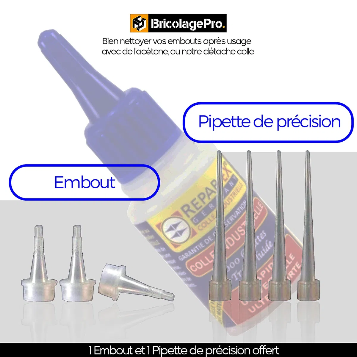 Colle Professionnelle Repar-ex 20g – Colle Extra-Forte Tous Supports : Métal, Bois, Plastique, Verre, Céramique – Fixation Durable & Résistante à l’Humidité & Températures Extrêmes