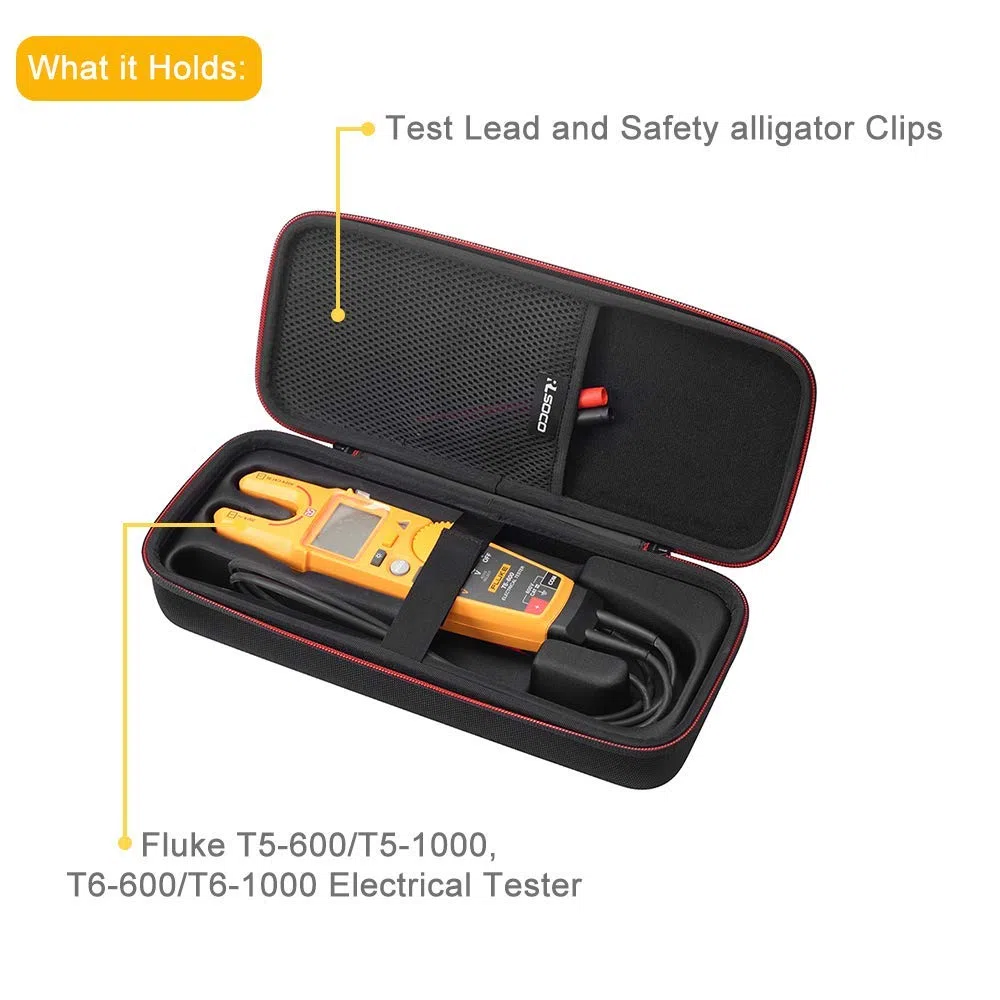 RLSOCO Étui pour Fluke Testeur électrique T5-600/T6-1000/T6-600/T5-1000