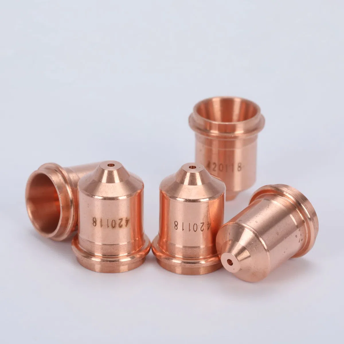 Lot de 5 électrodes 420120 - 5 buses 420118 pour PMX 30XP - consommables de coupe standard plasma